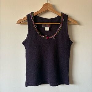 Lulu Paris Mohair Knit Tank Top